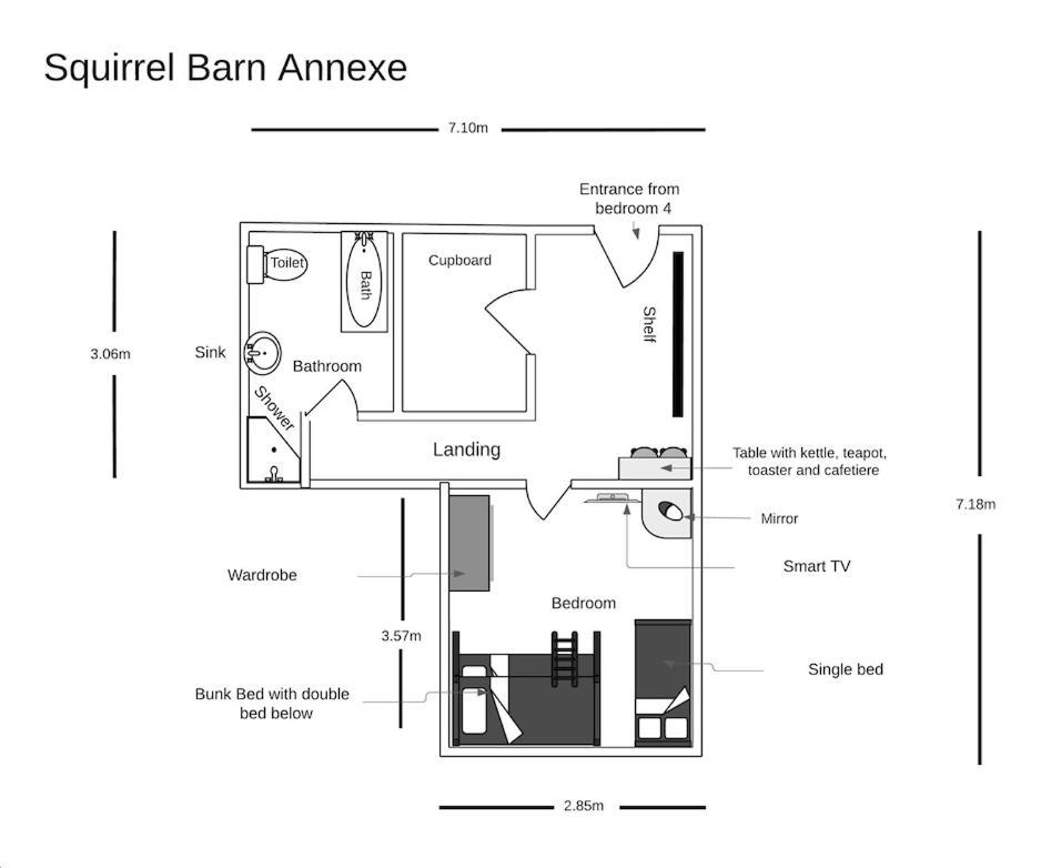 Squirrel Barn Villa Milwich Exteriör bild